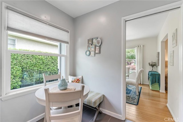 1981 Sinaloa Ave, Altadena, CA 91001 - dining area featuring baseboards and light wood-type flooring