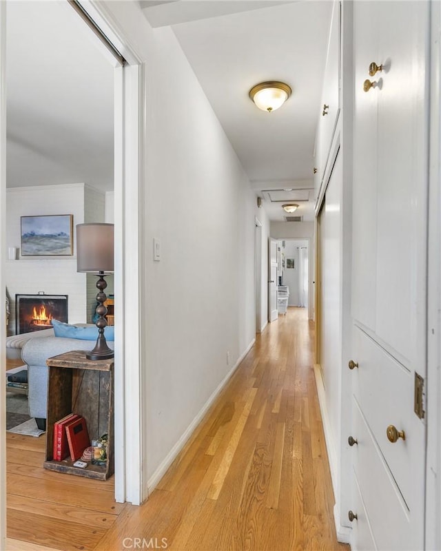 1981 Sinaloa Ave, Altadena, CA 91001 - corridor with light wood-style flooring and baseboards