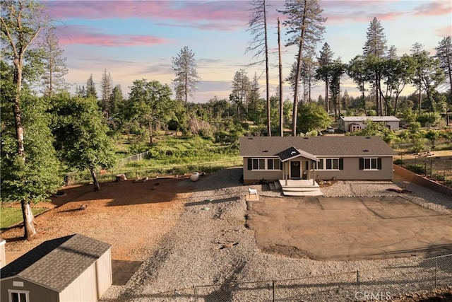 1612 San Jose Ln, Paradise, CA 95969 - view of front facade with view of scattered trees