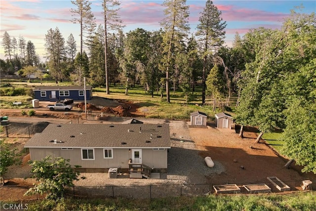 1612 San Jose Ln, Paradise, CA 95969 - view from above of property with a tree filled landscape