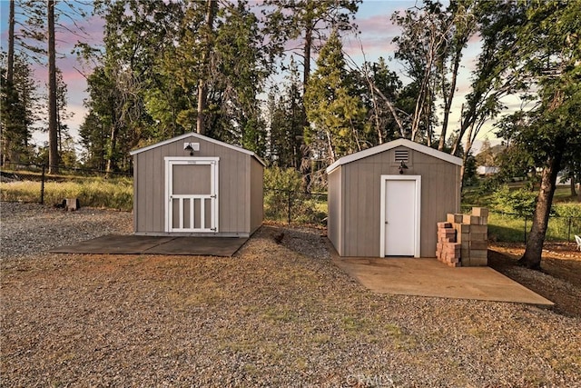 1612 San Jose Ln, Paradise, CA 95969 - view of shed with a fenced backyard