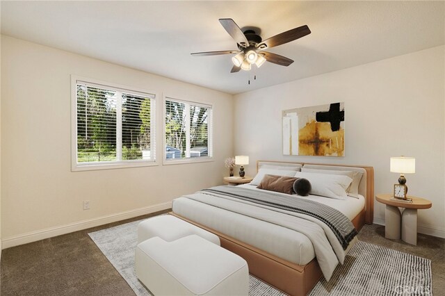 1612 San Jose Ln, Paradise, CA 95969 - bedroom featuring carpet and ceiling fan