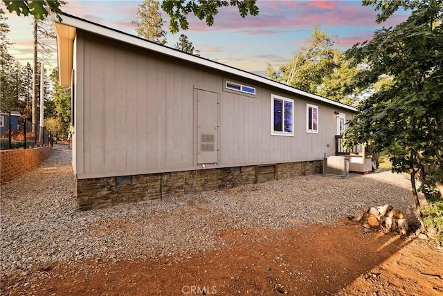 1612 San Jose Ln, Paradise, CA 95969 - view of side of home featuring central AC unit and crawl space