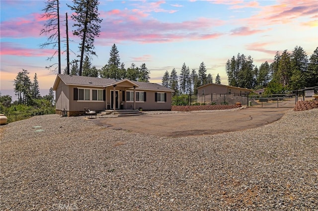 1612 San Jose Ln, Paradise, CA 95969 - ranch-style house featuring a gate