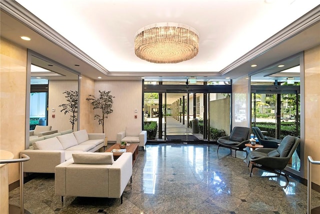 view of community lobby
