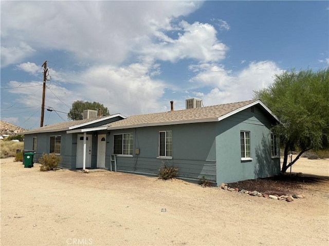 6688 Yucca Ave Unit 29, Palms, CA 92277 - view of front of home with stucco siding and a shingled roof