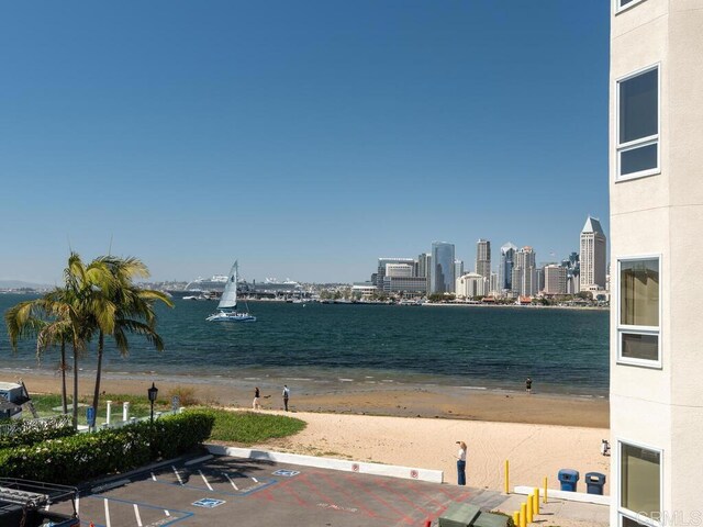 1099 1st St Unit 217, Coronado, CA 92118 - water view featuring local beach and a view of skyline