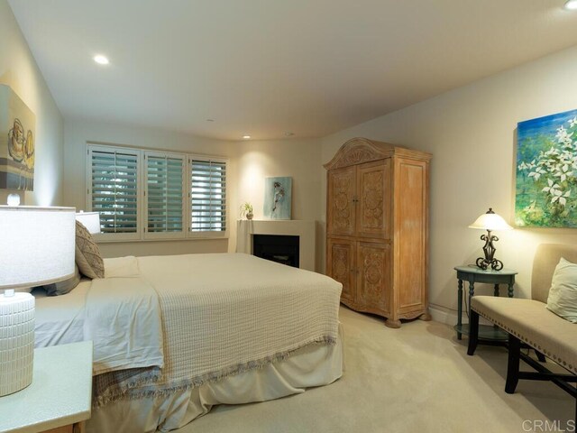 1099 1st St Unit 217, Coronado, CA 92118 - bedroom with light colored carpet and recessed lighting