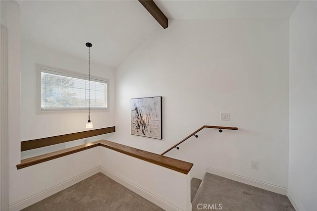173 N Magnolia Ave Unit A, Anaheim, CA 92801 - staircase featuring carpet floors and baseboards