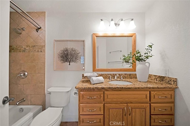 173 N Magnolia Ave Unit A, Anaheim, CA 92801 - full bathroom with toilet, vanity, and shower / tub combination
