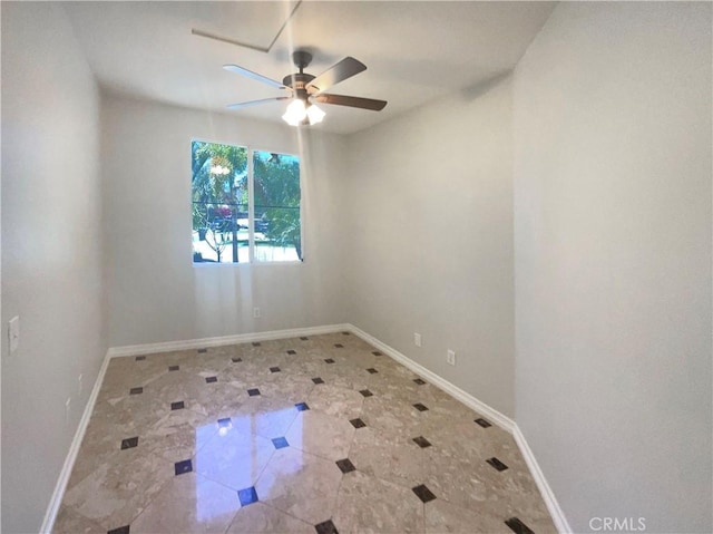 8424 Monique Ct, Riverside, CA 92508 - unfurnished room featuring a ceiling fan and baseboards
