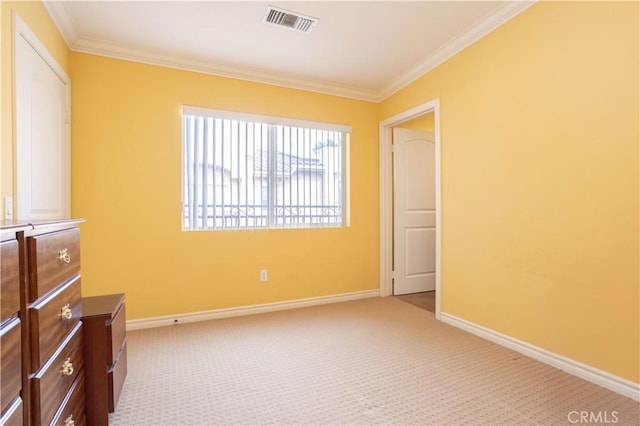 10148 Fernglen Ave Unit 2, Tujunga, CA 91042 - carpeted spare room featuring crown molding and baseboards
