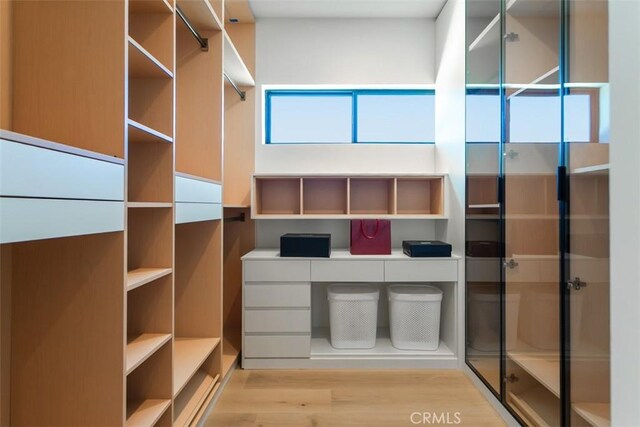 5772 Sierra Casa Rd, Irvine, CA 92603 - spacious closet with light wood finished floors