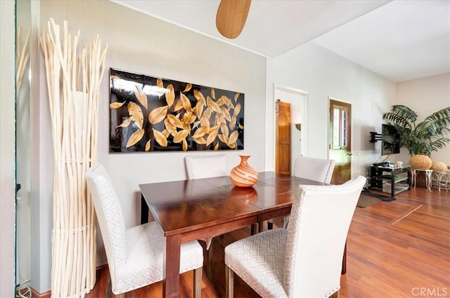 2049 Via Mariposa Unit E, Laguna Woods, CA 92637 - dining room with wood finished floors