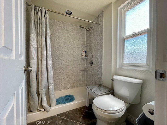 4166 Winged Foot Way, Chino Hills, CA 91709 - full bath with tile patterned flooring, a stall shower, and toilet
