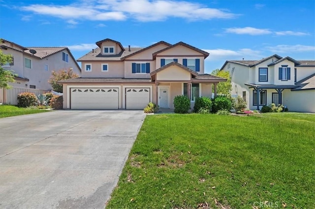 8167 Faircrest Rd, Riverside, CA 92508 - view of front of house featuring an attached garage, driveway, and stucco siding