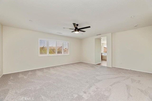 8167 Faircrest Rd, Riverside, CA 92508 - carpeted spare room featuring a ceiling fan and baseboards