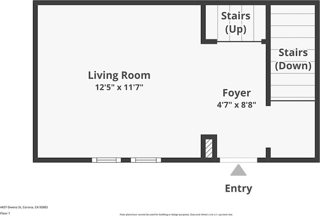 4437 Owens St Unit 104, Corona, CA 92883 - floor plan / room layout