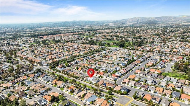 20 Grant, Irvine, CA 92620 - aerial view of property and surrounding area with a mountain backdrop and nearby suburban area