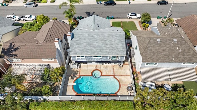 20 Grant, Irvine, CA 92620 - aerial view of residential area featuring a pool area