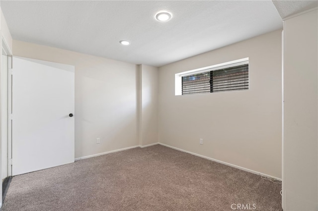 676 Shepard St Unit 6, San Pedro, CA 90731 - empty room with carpet, recessed lighting, and baseboards
