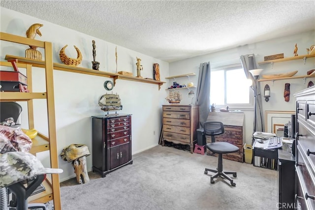 3098 Panorama Rd Unit A, Riverside, CA 92506 - office featuring a textured ceiling and light colored carpet