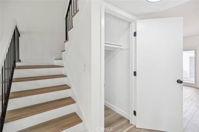 1326 Via Del Rio, Corona, CA 92882 - stairway featuring wood finished floors