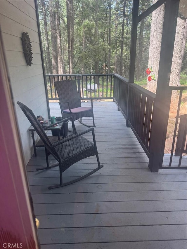 5625 Headwaters Rd, Forest Ranch, CA 95942 - view of wooden terrace
