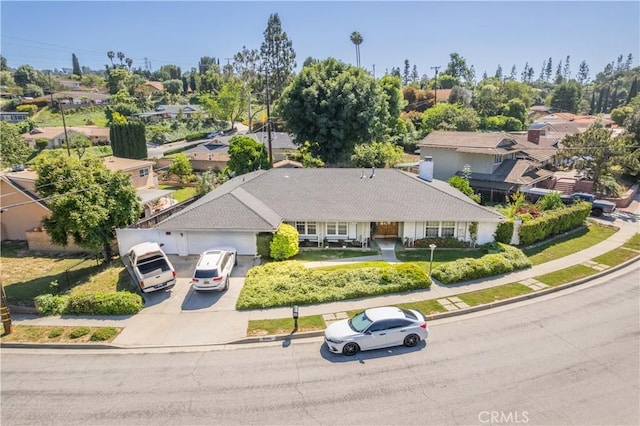 16060 Villa Flores Dr, Hacienda Heights, CA 91745 - aerial perspective of suburban area