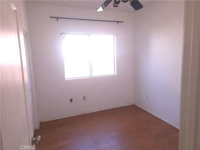 242 Spinnaker St, San Jacinto, CA 92583 - spare room with ceiling fan and light wood finished floors