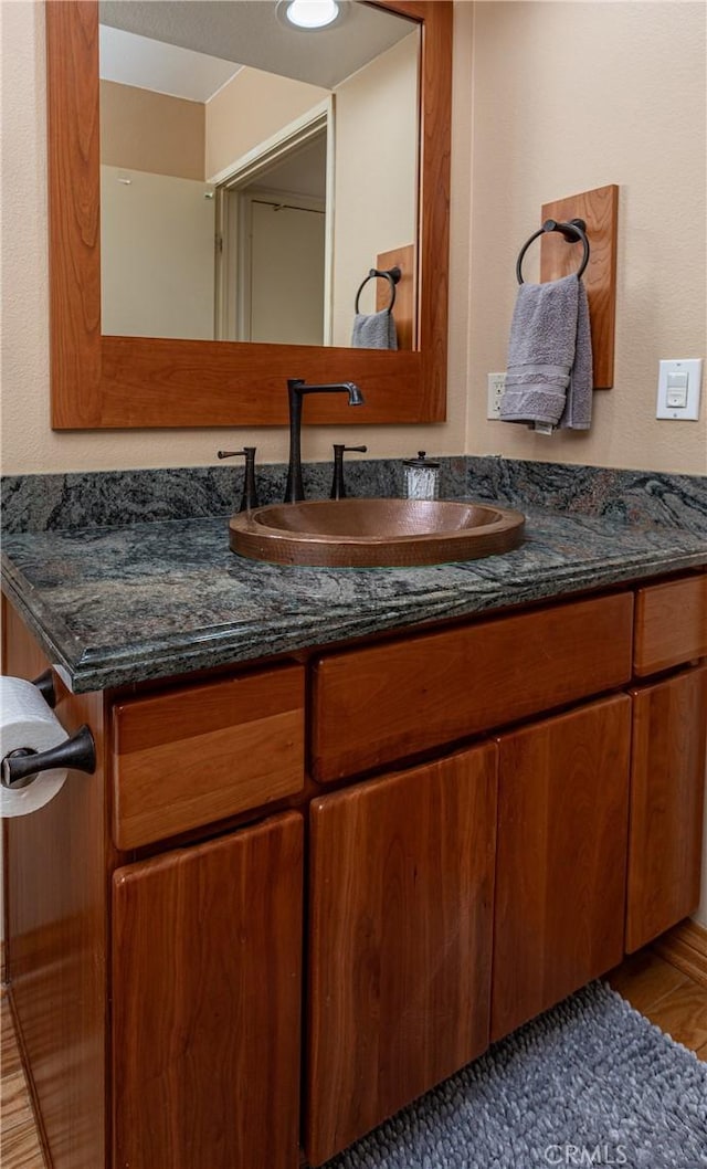 14048 Wagon Mound Rd, Rancho Cascades, CA 91342 - bathroom with vanity