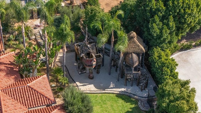 aerial view