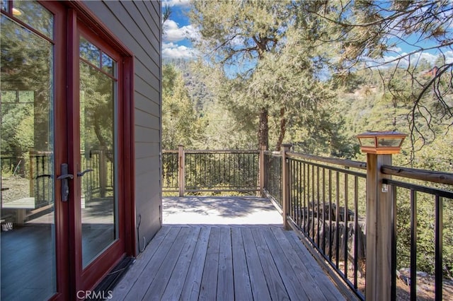 1517 Woodland Dr, Pine Mountain Club, CA 93222 - view of wooden deck