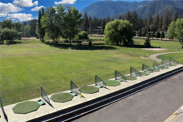1517 Woodland Dr, Pine Mountain Club, CA 93222 - view of property's community featuring a mountain view and a lawn
