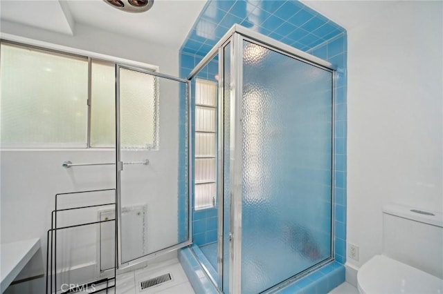 12218 Sarazen Pl, Granada Hills, CA 91344 - full bathroom featuring a shower stall and toilet