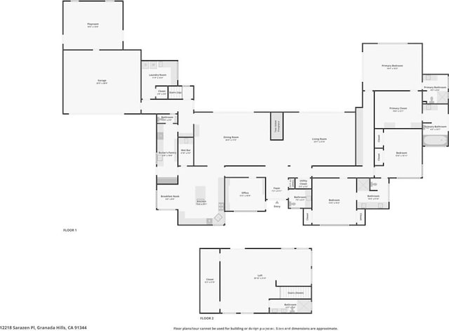 12218 Sarazen Pl, Granada Hills, CA 91344 - room layout