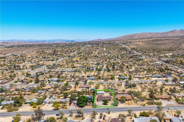 7599 Joshua Ln, Yucca Valley, CA 92284 - bird's eye view of mountains
