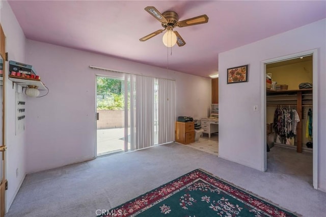 3784 Newton St, Torrance, CA 90505 - carpeted living room with ceiling fan