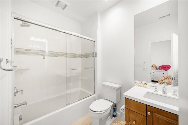 114 Yuba, Irvine, CA 92620 - full bathroom with toilet, enclosed tub / shower combo, and vanity
