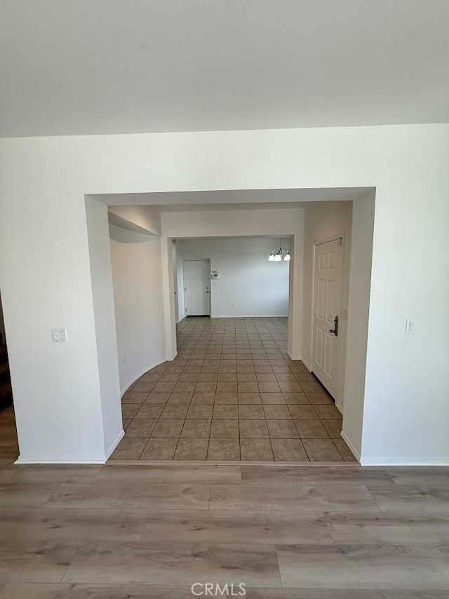 16722 Nicklaus Dr Unit 47, Rancho Cascades, CA 91342 - hall with wood finished floors and baseboards