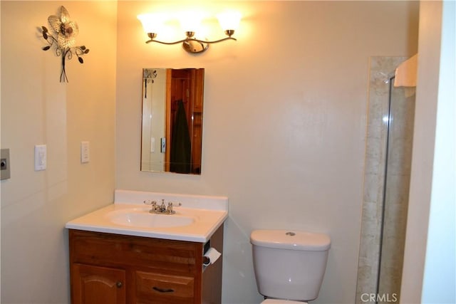 15433 Acacia Way, Pine Mountain Club, CA 93225 - bathroom with toilet and vanity