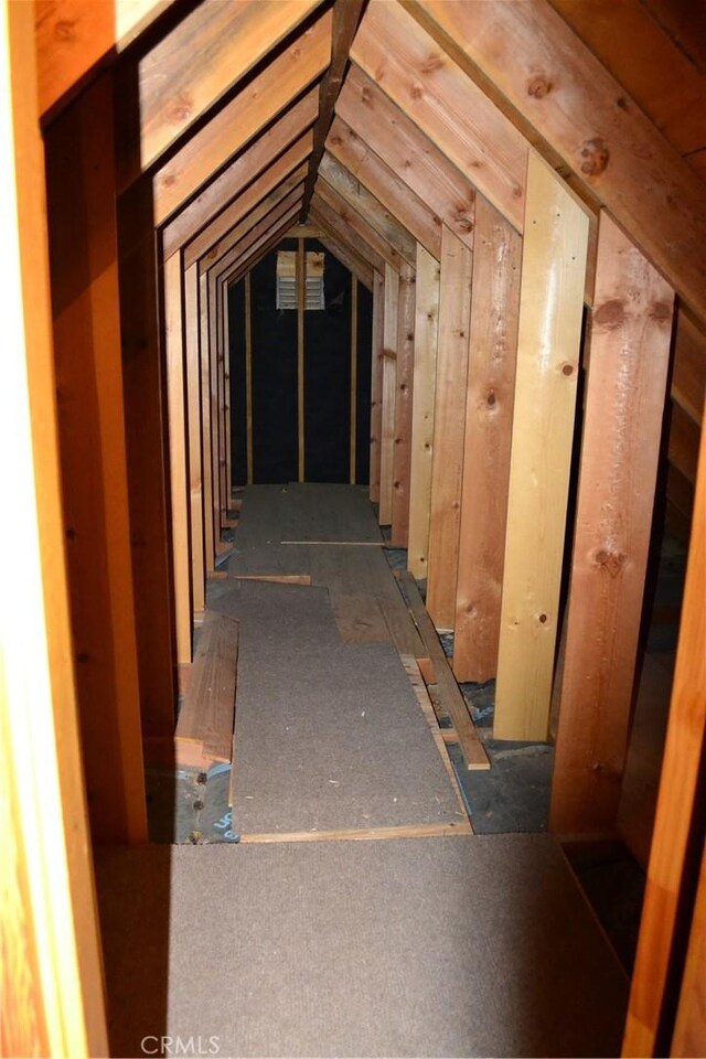 15433 Acacia Way, Pine Mountain Club, CA 93225 - view of unfinished attic