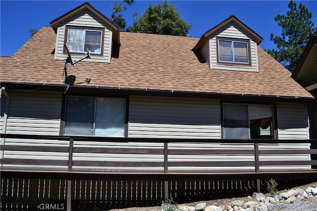 15433 Acacia Way, Pine Mountain Club, CA 93225 - view of home's exterior featuring a shingled roof