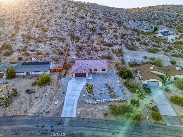 8244 Balsa Ave, Yucca Valley, CA 92284 - aerial view of a mountain backdrop and a desert landscape