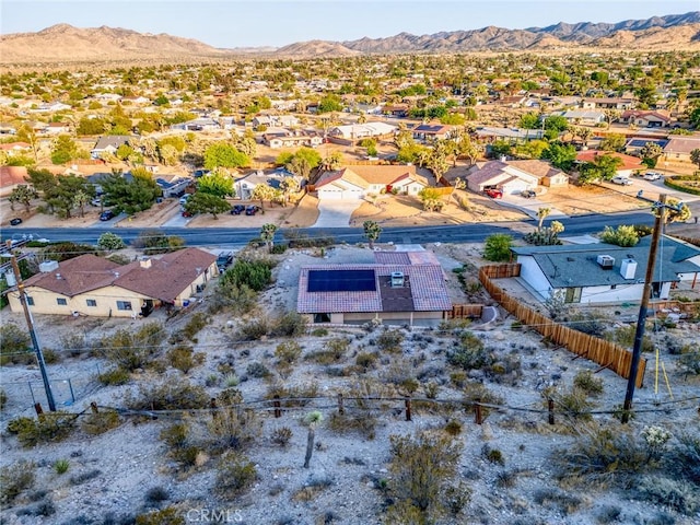 8244 Balsa Ave, Yucca Valley, CA 92284 - aerial perspective of suburban area with mountains