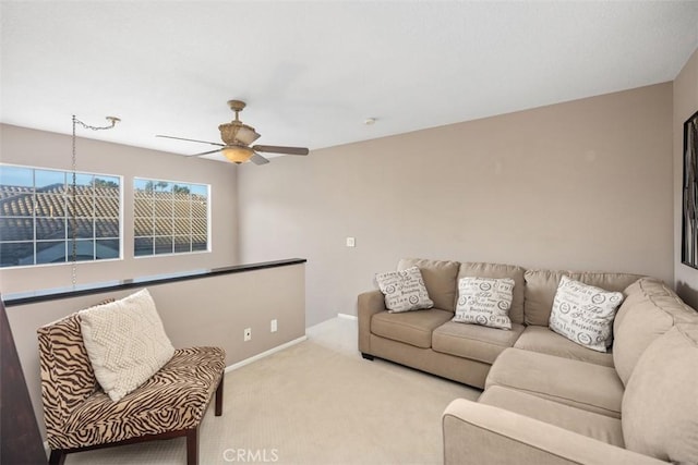 81 Cloudcrest, Aliso Viejo, CA 92656 - living room with carpet flooring and a ceiling fan
