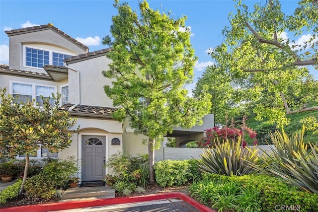 81 Cloudcrest, Aliso Viejo, CA 92656 - mediterranean / spanish home featuring a tile roof and stucco siding