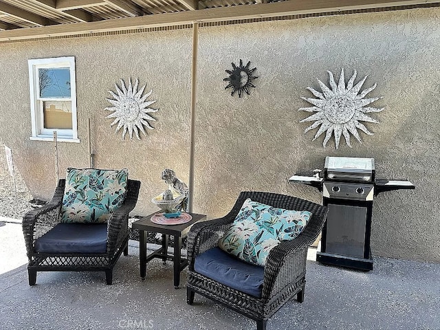 view of patio / terrace featuring area for grilling