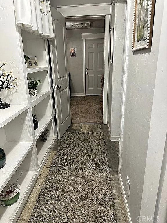 hall with baseboards