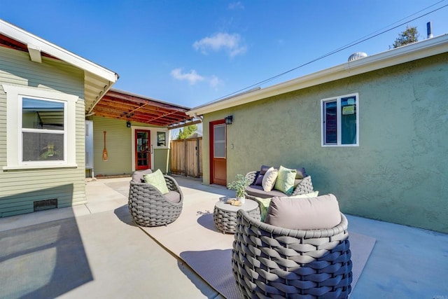 487678 34th St, San Diego, CA 92116 - view of patio / terrace with outdoor lounge area
